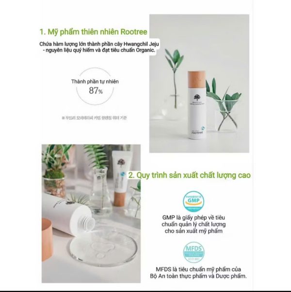 Nước tẩy trang Thuần chay ROOTREE Mobitherapy Calming làm dịu da cho da nhạy cảm 250ml - Ảnh 5