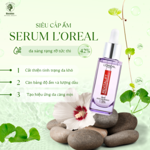Serum Siêu Cấp Ẩm Hỗ Trợ Sáng Da L'Oréal Paris Pure Hyaluronic Acid 1.5% 30ml