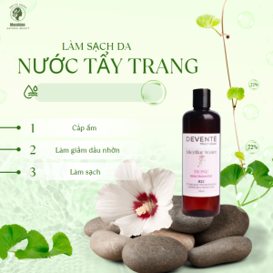 Combo Nước Tẩy Trang Thuần Chay DEVENTE 500ML & Toner Cân Bằng Da DEVENTE 310ML