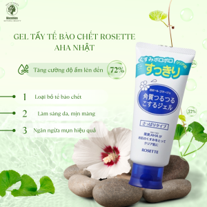 Gel tẩy tế bào chết Rosette Aha Nhật