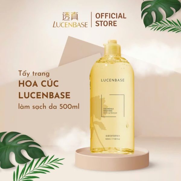 Nước tẩy trang hoa cúc LUCENBASE làm sạch, cấp ẩm, dịu da - Ảnh 3