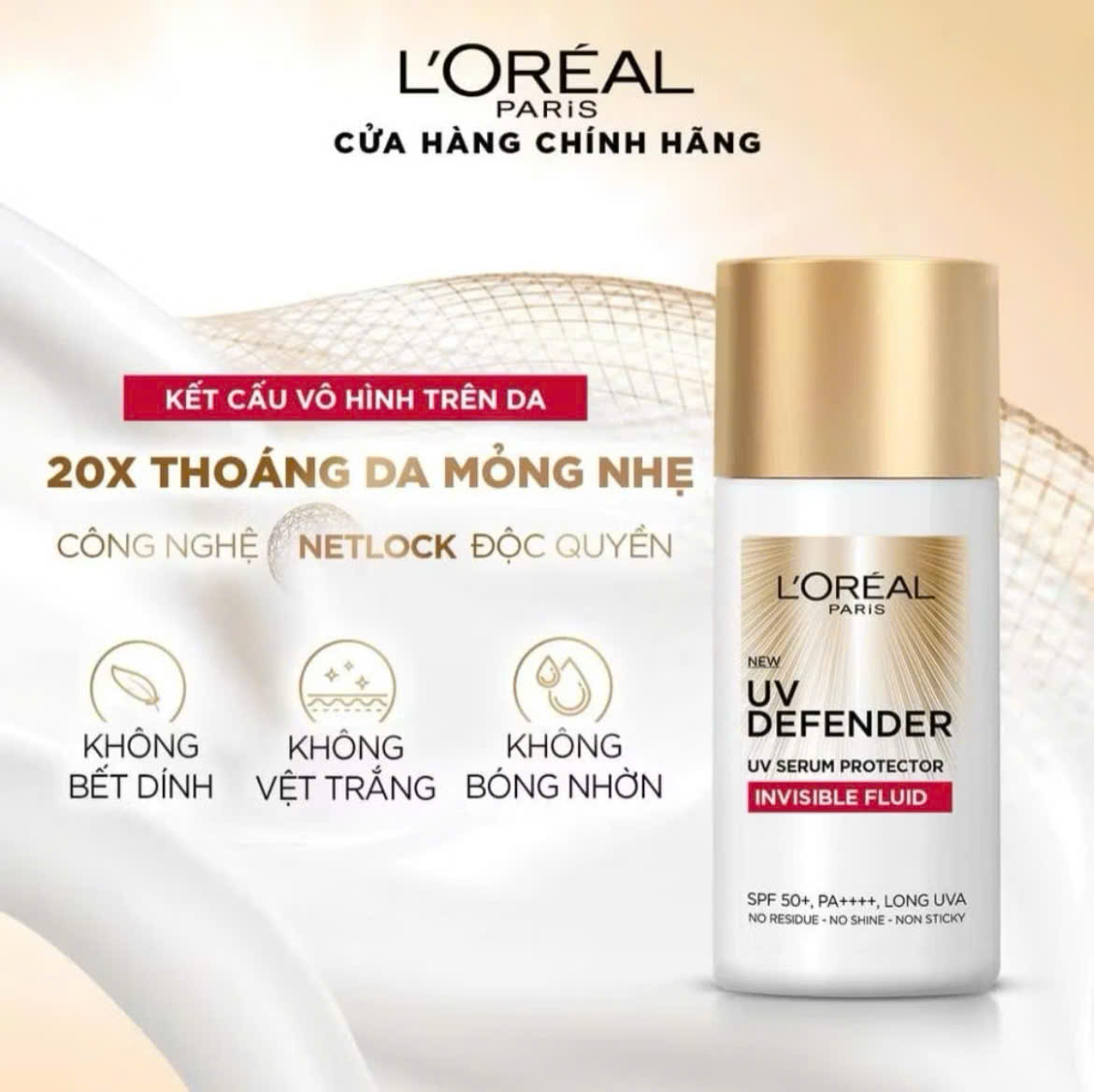 Kem chống nắng loreal vạch đỏ kiềm dầu 50g - Ảnh 3