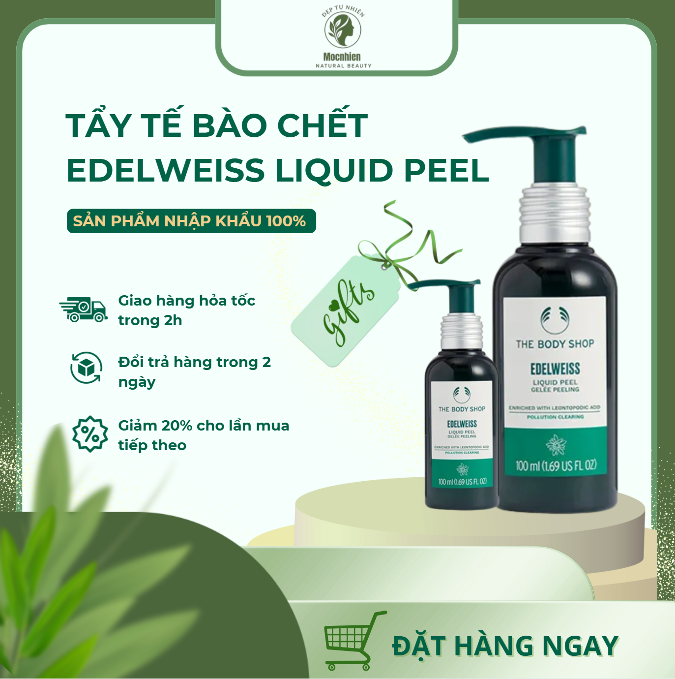 Tẩy tế bào chết  Edelweiss Liquid Peel 100ml