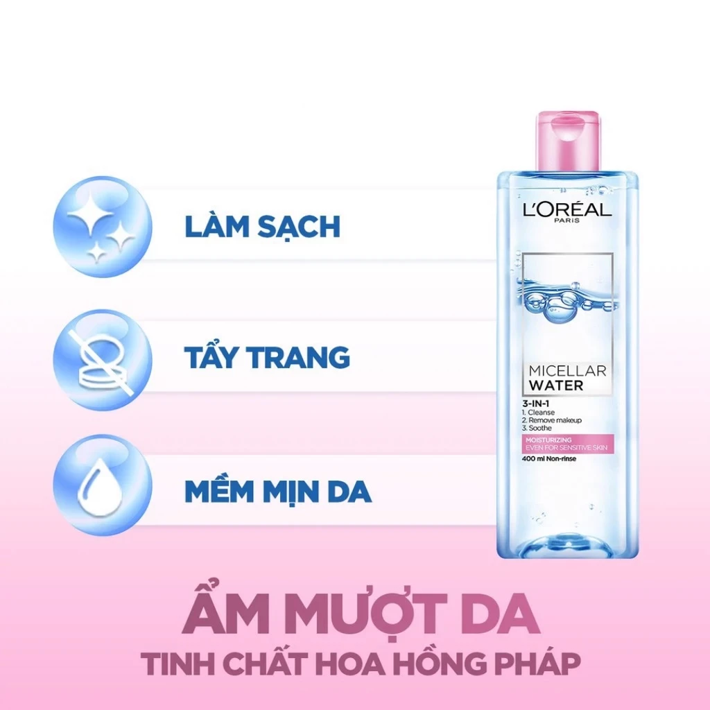 Nước Tẩy Trang Loreal 400ml - Ảnh 2