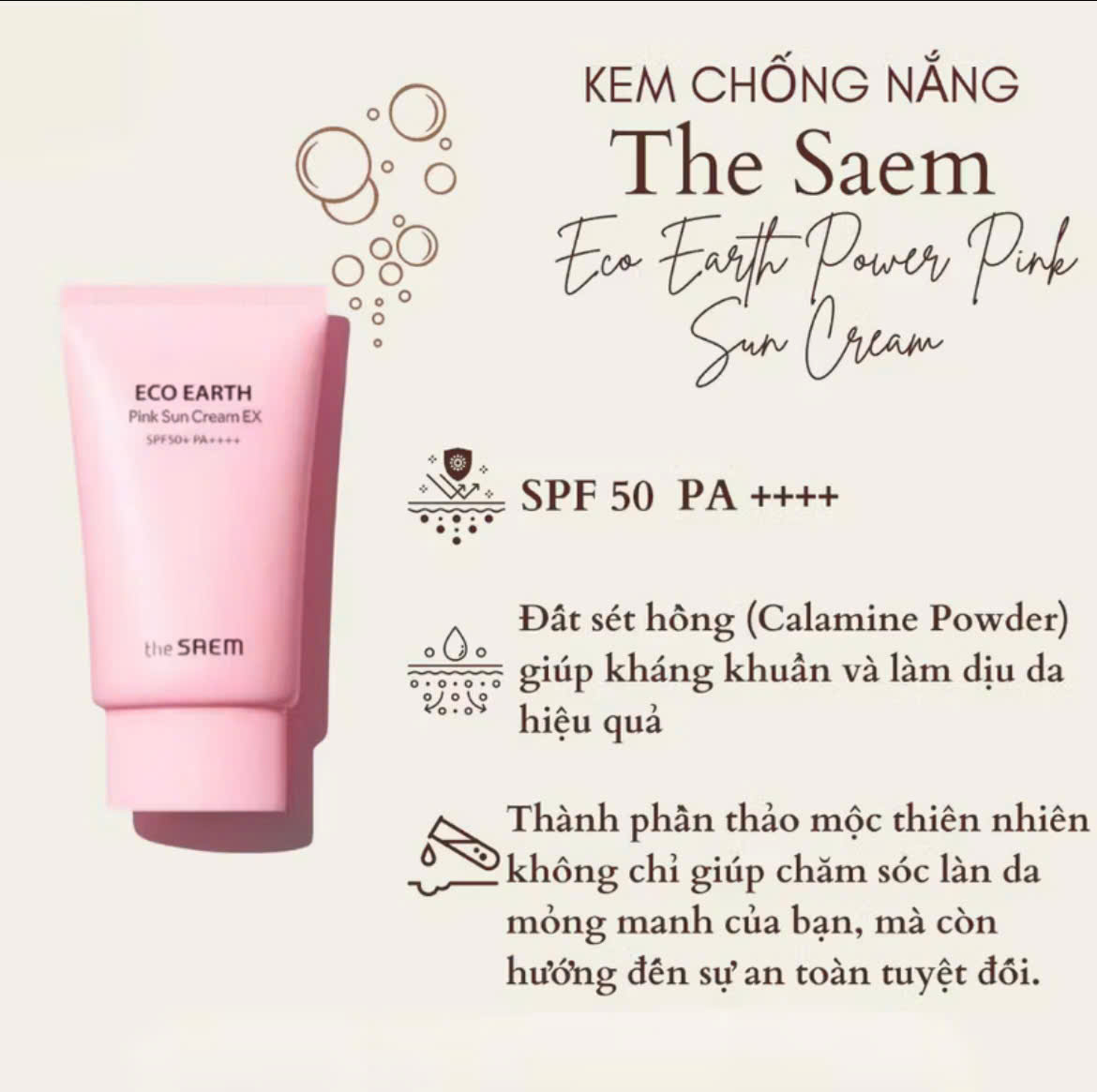 Kem Chống Nắng The Saem kiềm dầu 80g - Ảnh 2
